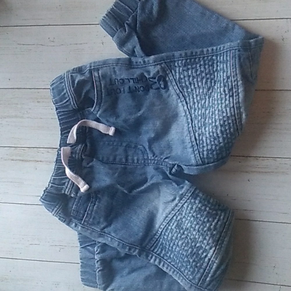 Girls elastic waist jeans